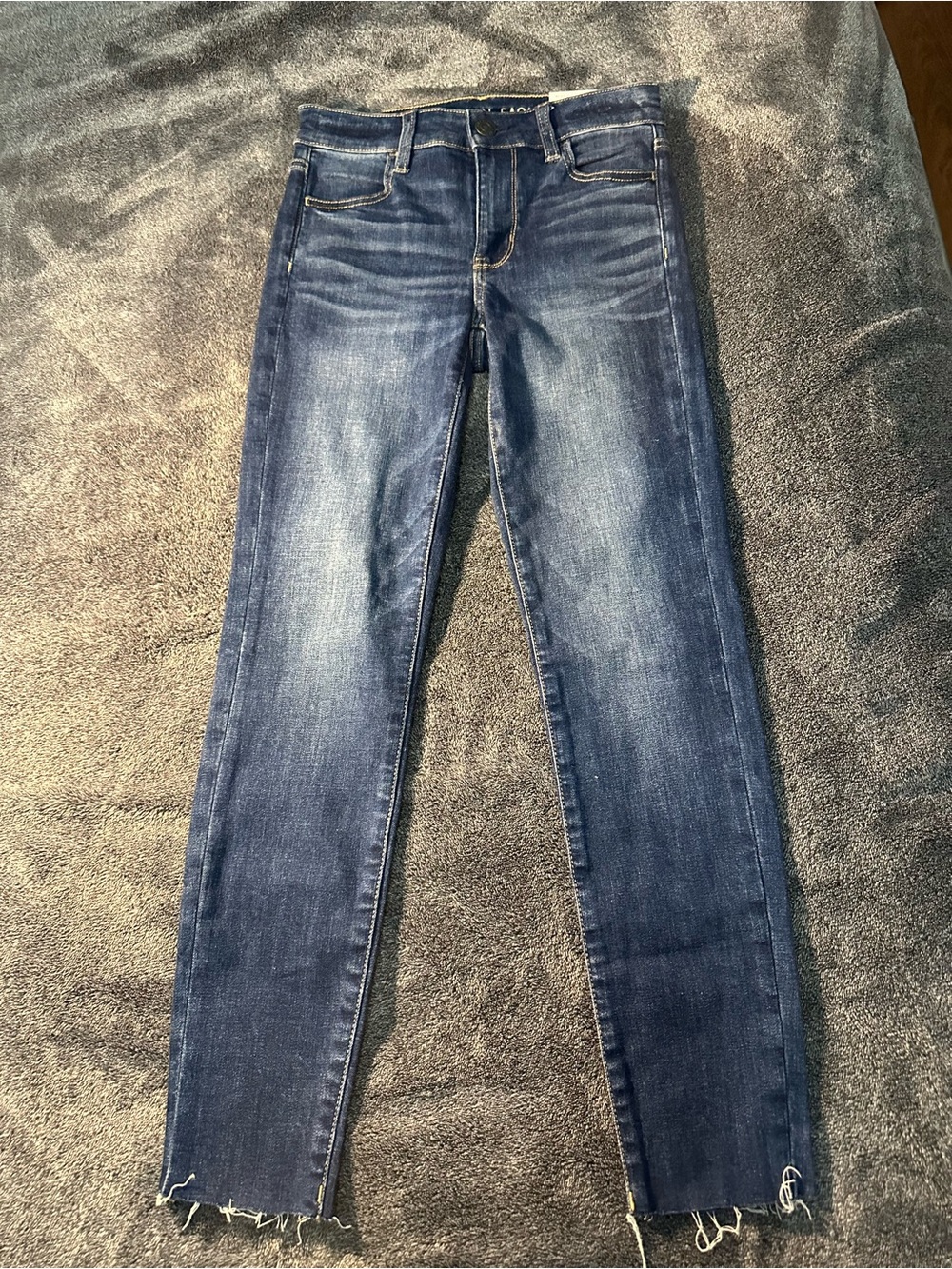 American Eagle Outfitters Dark Blue Skinny Jeans